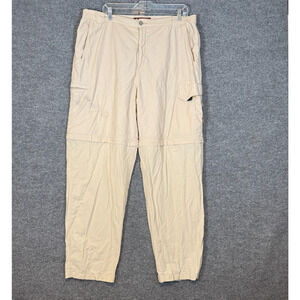 Simms Pants Mens XL Beige Convertible Chino Fishing‎ Hiking Gorpcore Lightweight